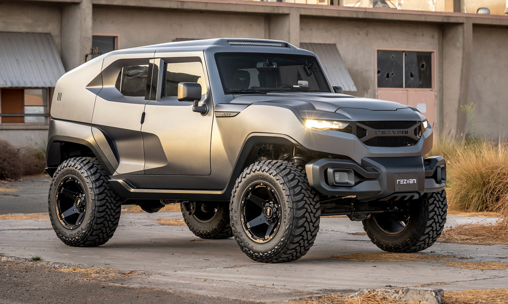 MILITARY VEHICLE FOR CIVILIANS? MEET THE REZVANI TANK | Motors24